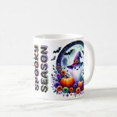 Halloween-Tasse mit Niedlichem Geist Kaffeetasse (VorderseiteRechts)