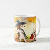 Halloween-Tasse mit süßen Tieren Kaffeetasse (VorderseiteRechts)