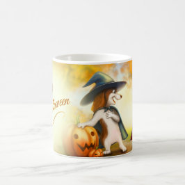 Halloween-Tasse mit süßen Tieren Kaffeetasse
