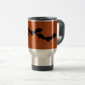 Halloween-Tasse, Orange Reisebecher (VorderseiteRechts)
