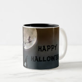 Halloween-Tasse personalisieren Zweifarbige Tasse (VorderseiteRechts)