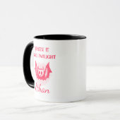 Halloween-Tasse - Red Bat Design Tasse (Vorderseite Links)