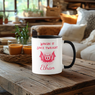 Halloween-Tasse - Red Bat Design Tasse