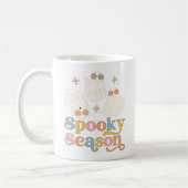 Halloween Tasse Retro Niedlich Ghost Spooky Season (Links)
