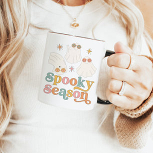 Halloween Tasse Retro Niedlich Ghost Spooky Season