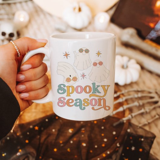Halloween Tasse Retro Niedlich Ghost Spooky Season