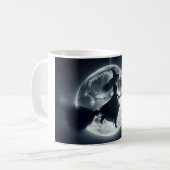 Halloween-Tasse Rotze am Mondlicht Kaffeetasse (Vorderseite Links)