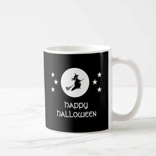 Halloween-Tasse, schwarz Kaffeetasse (Rechts)