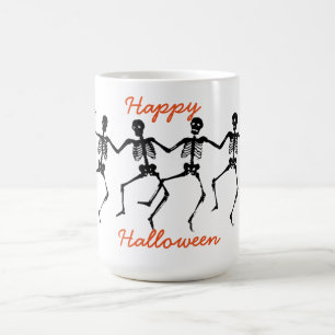 Halloween-Tasse/Skelette Kaffeetasse