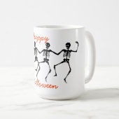 Halloween-Tasse/Skelette Kaffeetasse (VorderseiteRechts)