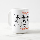 Halloween-Tasse/Skelette Kaffeetasse (Vorderseite Links)
