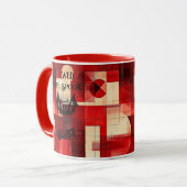 Halloween-Tasse - Spooky Bat mit Spook gebraut Tasse (Vorderseite Links)