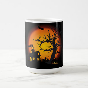 Halloween-Tasse/Spuk Szene Kaffeetasse