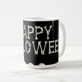 Halloween-Tasse/Typografie Kaffeetasse (VorderseiteRechts)