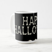 Halloween-Tasse/Typografie Kaffeetasse (Vorderseite Links)