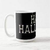 Halloween-Tasse/Typografie Kaffeetasse (Links)