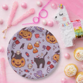 Halloween-Tasse zur Dekoration Pappteller (Party)
