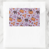 Halloween-Tasse zur Dekoration Rechteckiger Aufkleber (Tasche)