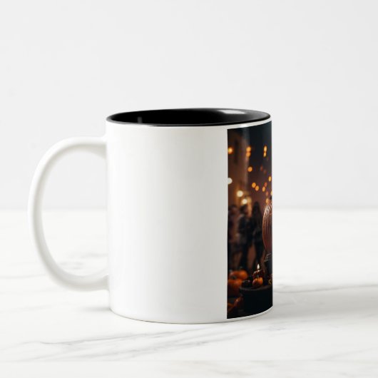 Halloween-Tasse Zweifarbige Tasse (Links)