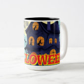 Halloween-Tasse Zweifarbige Tasse (VorderseiteRechts)