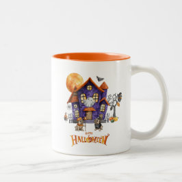 Halloween-Tasse Zweifarbige Tasse