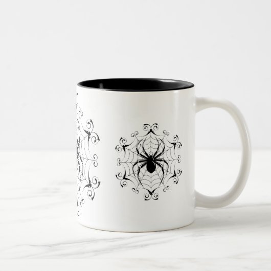 Halloween-Tasse Zweifarbige Tasse (Rechts)