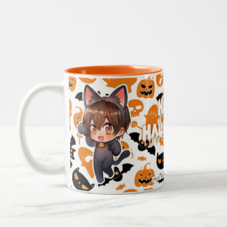 Halloween-Tasse Zweifarbige Tasse