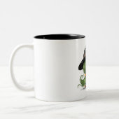 Halloween-Tasse Zweifarbige Tasse (Links)