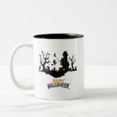 Halloween-Tasse Zweifarbige Tasse (Links)