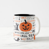 Halloween-Tasse Zweifarbige Tasse (VorderseiteRechts)