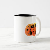 Halloween-Tasse Zweifarbige Tasse (VorderseiteRechts)