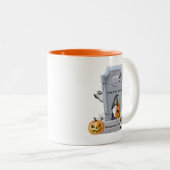 Halloween-Tasse Zweifarbige Tasse (VorderseiteRechts)