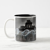HALLOWEEN-TASSE ZWEIFARBIGE TASSE (Links)