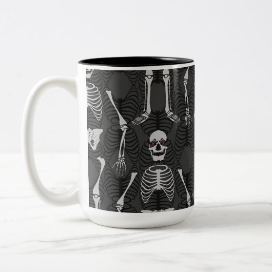Halloween-Tasse Zweifarbige Tasse (Links)