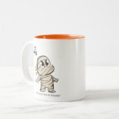 Halloween-Tasse Zweifarbige Tasse (Vorderseite Links)