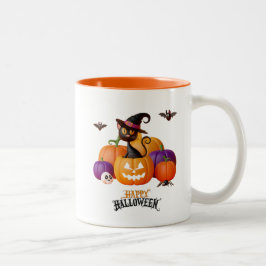 Halloween-Tasse Zweifarbige Tasse