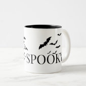 Halloween-Tasse Zweifarbige Tasse (VorderseiteRechts)