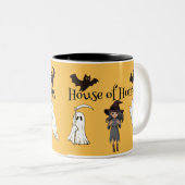 Halloween-Tasse Zweifarbige Tasse (VorderseiteRechts)