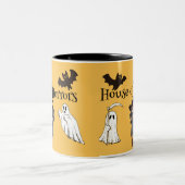 Halloween-Tasse Zweifarbige Tasse (Mittel)