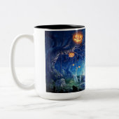 Halloween-Tasse Zweifarbige Tasse (Links)