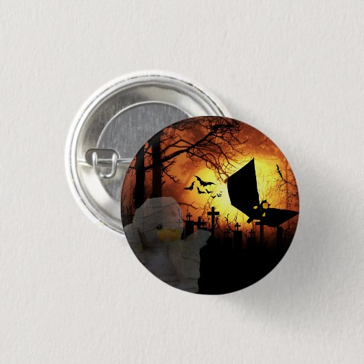 Halloween-Taste Button (Vorne & Hinten)