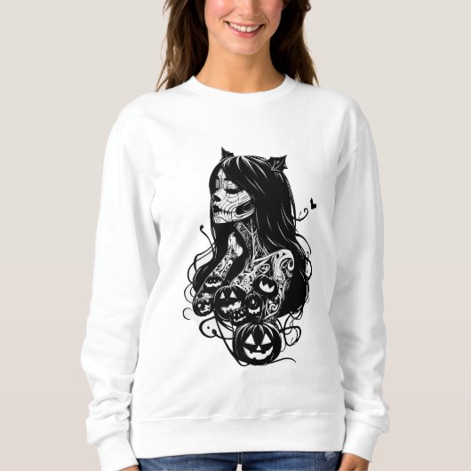 Halloween Tattoo Sweatshirt (Vorderseite)