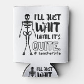 Halloween Teacher Fall Lehrer Dosenkühler (Vorderseite)