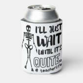 Halloween Teacher Fall Lehrer Dosenkühler (Kanne Rückseite)