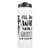 Halloween Teacher Fall Teacher Thermosbecher (Vorderseite)