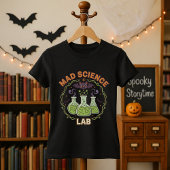 Halloween Teacher Mad Science Labrador Spooky Chem T-Shirt