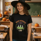 Halloween Teacher Mad Science Labrador Spooky Chem T-Shirt