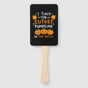 Halloween Teacher Niedliche Pumpkins Geburtstag Fächer