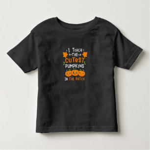 Halloween Teacher Niedliche Pumpkins Geburtstag Kleinkind T-shirt