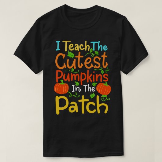 Halloween Teacher Pumpkin T-Shirt (Design vorne)